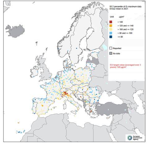 Mapka pestovania zeleru voňavého v európskych regiónoch