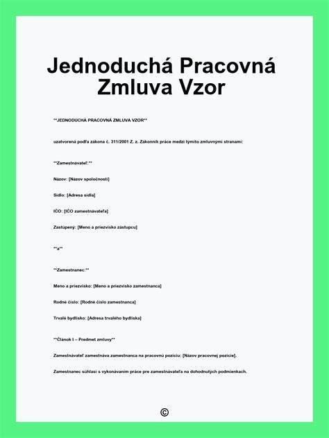 Schéma: Obsah pracovnej zmluvy a príloh