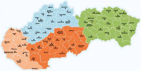 Mapa distribúcie typických odrôd banánovníka a ich vhodnosť pre Slovensko