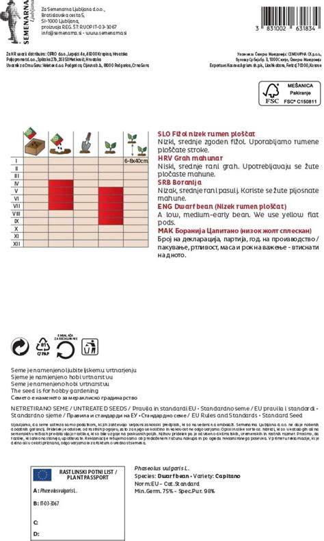 Diagram: Odporúčané rozostupy pre výsev kríčkovej fazule