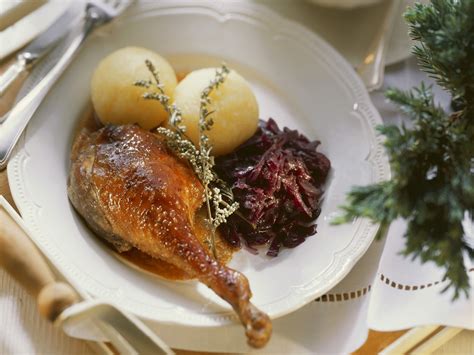 Gänsebraten mit Rotkraut
