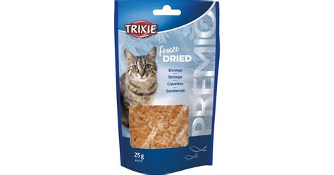 Rôzne druhy mrazom sušených pochúťok pre mačky