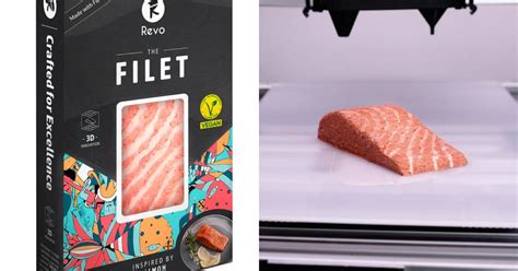 3D tlačiareň vyrábajúca vegánskeho lososa