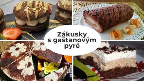 Infografika: Rozmanitosť receptov s gaštanovým pyré