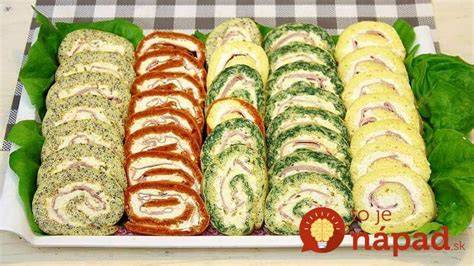 Slané rolády: vizuálna inšpirácia pre stôl