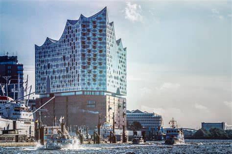 Elbphilharmonie a panoráma prístavu