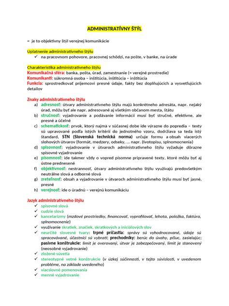 Mapa kuchárskych štýlov: administratívny štýl v publikáciách a receptoch