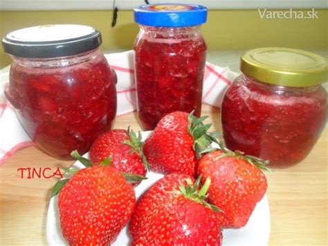 Fotorecept Jahodový džem - základná verzia