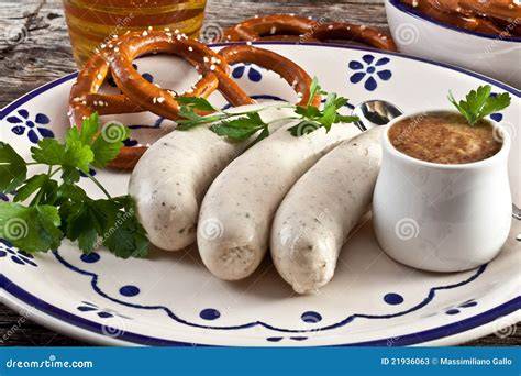 Obrázok: Weisswurst s Brezn a sladkou horčicou