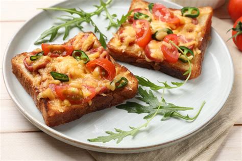Infografika: postup prípravy mini pizze z toastového chleba