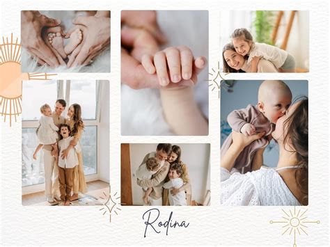 Koláž fotografií hotových jedál s hrozienkami