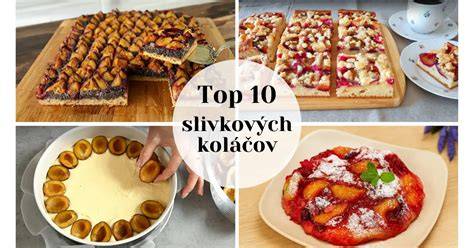 Infografika: Typy slivkových koláčov a ich rozdiely (kysnutý, nekysnutý, s posýpkou)