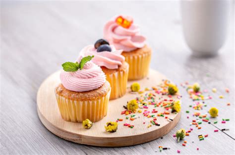 Schéma rozdielu medzi muffinami a cupcakom