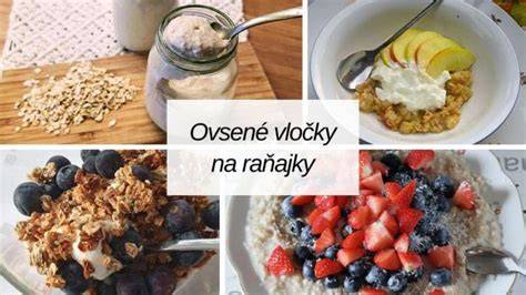 Ovsené vločky a pripravené raňajky: ilustrácia rôznych spôsobov prípravy