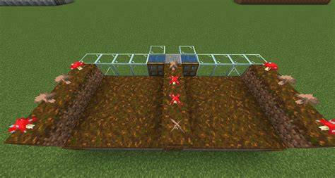 Tekvicová farma v Minecrafte - vizuálna schéma farmy a polôh