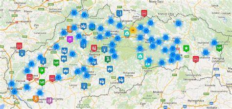 Mapa: miesta inšpirácií a receptov na Slovensku