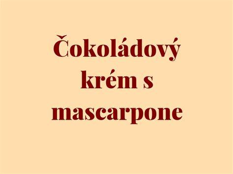 Mascarpone a tvaroh - kombinácia pre ľahký krém