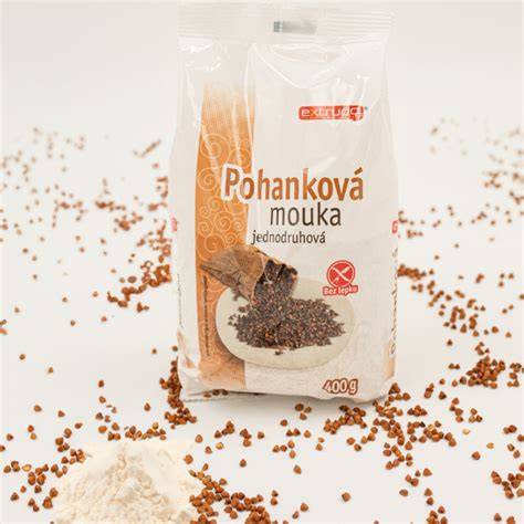 Obrázok: pohánková múka a suroviny na koláč