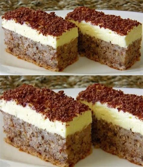 Recept na korpus a krém - vizuálne znázornenie vrstiev koláča