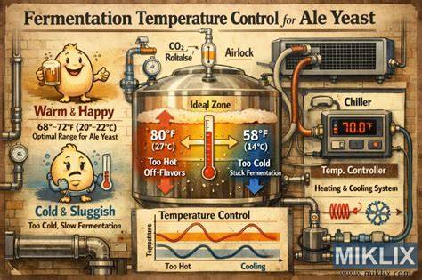 Infografika: Cykly fermentácie a kontrola teploty