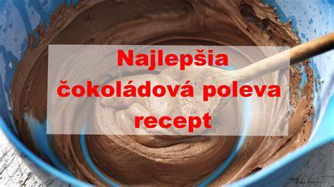 Grafika: čokoládová poleva na tortu