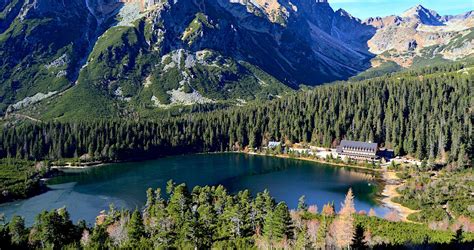 Popradské pleso v zimných podmienkach