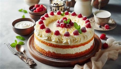 Zloženie torty s mascarpone