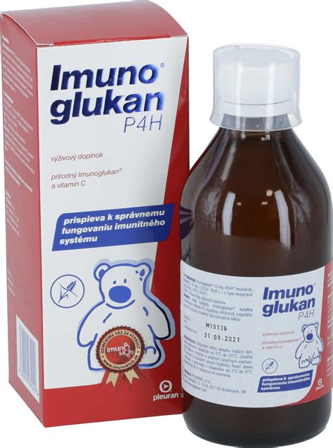 Infografika: Zloženie Imunoglukan P4H sirup a jeho účinky