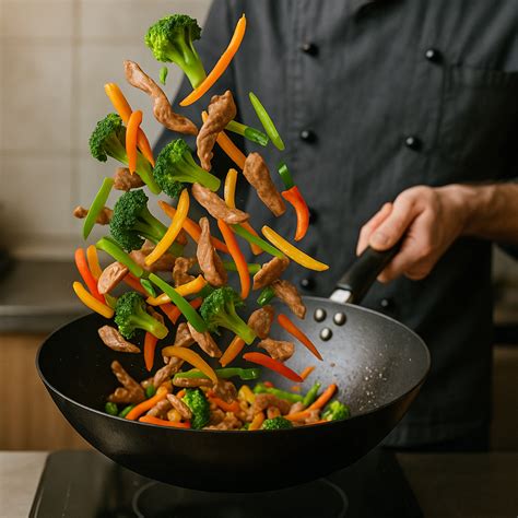 Pictorial guide: Stir-fry technika a zoznam surovín