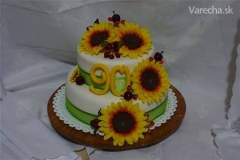 Slnečnicová torta - žiarivá a veselia na oslave