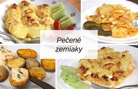 Obr. 4: Rôzne prílohy zo zemiakov - kaša, šalát, pečené