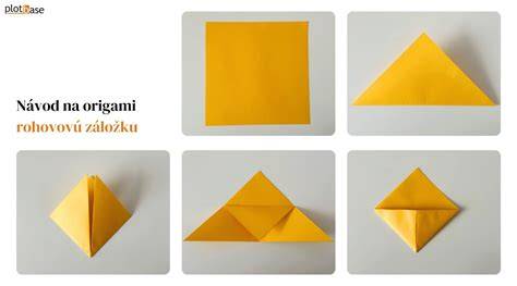 Infografika: krok za krokom - origami záložky a dekorácie z papiera