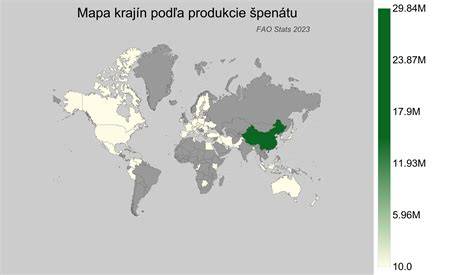 Mapa produkcie ryže vo svete