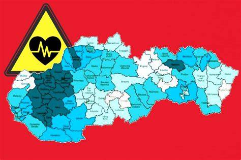 Mapa sezóny špargle v regiónoch