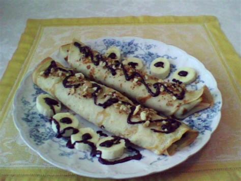 Obrázok: palacinky s banánom a kokosovým mliekom