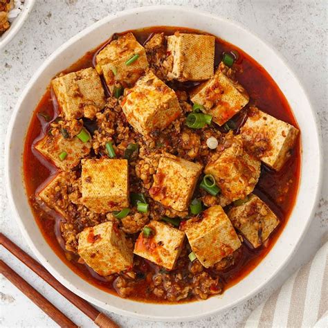 Obrázok: Ma Po Tofu - pikantná kombinácia tofu a mletého mäsa