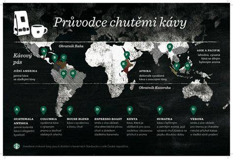 Mapa svetových variácií ľadovej kávy a bulletproof kávy