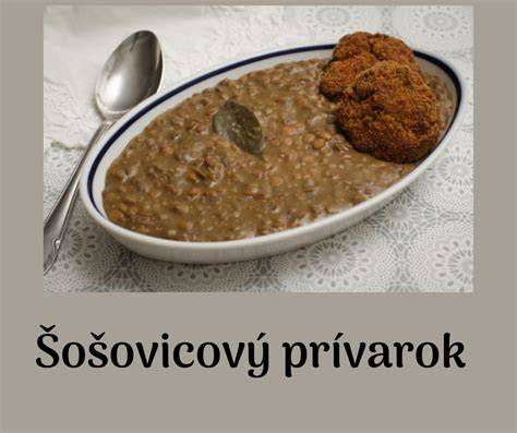 Obrázok: Šošovicový prívarok v hrnci s receptom