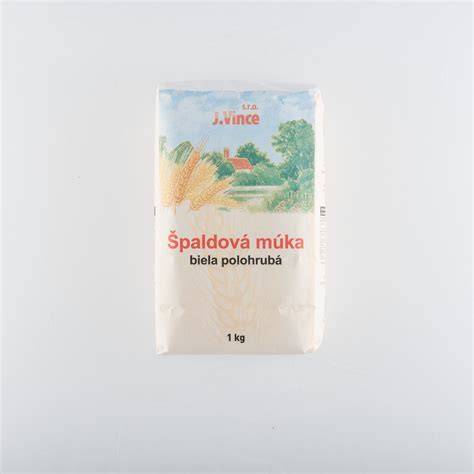 Infografika: zloženie špaldovej múky vs. biela múka a jej vplyv na glykemický index