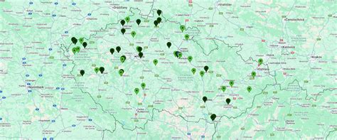 Mapa a tabuľka vybraných odrôd chmeľa