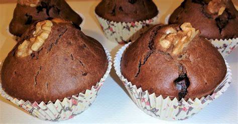 Obrázok: Čokoládové muffiny s orechmi