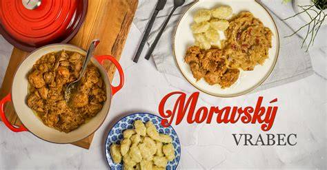 Moravský vrabec - vizuál tradičného hotového pokrmu v jednom pekáči