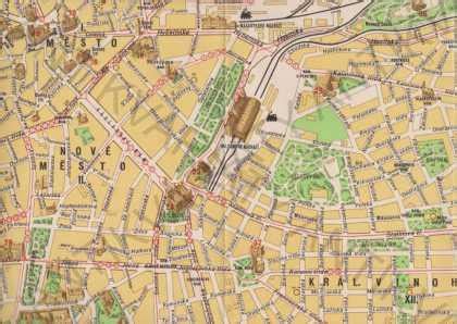 mapa centra Dolného Kubína s vyznačenými reštauráciami