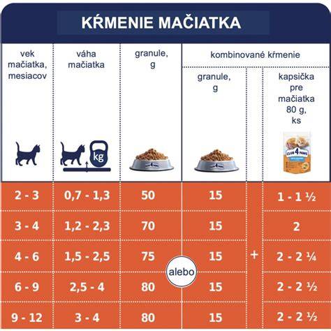 Infografika: Ideálny mix krmiva pre mačiatka (suché, mokré, vodou zrieďené)