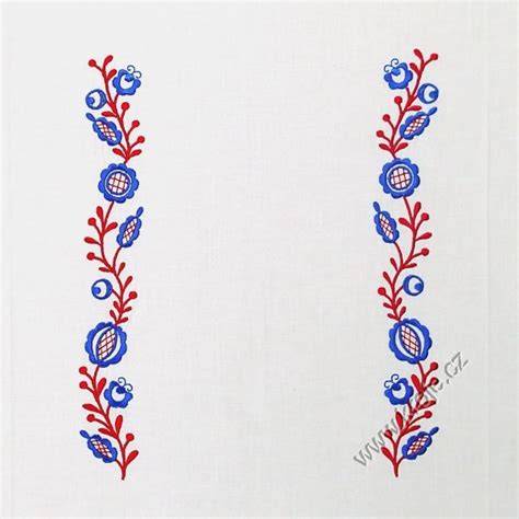 Folklórne motívy na tortách - základné vzory a ornamenty (kroje, výšivky, kvety)