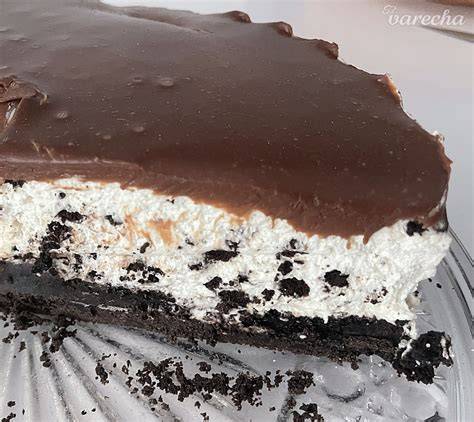Oreo cheesecake bez pečenia - infografika krokov