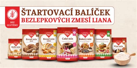 Rôzne druhy bezlepkových zmesí a droždia