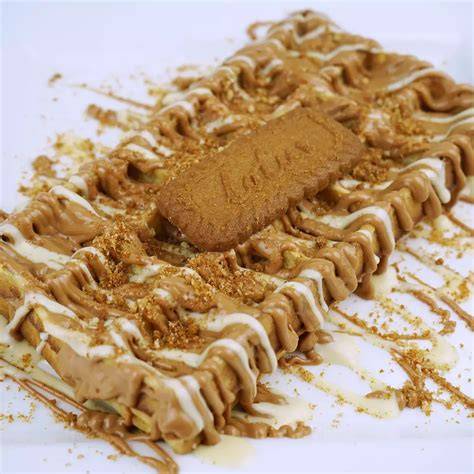 Waffle so zázvorovým shotom a Lotus nugárom
