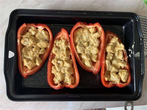 Obrázok: Plnená paprika s klinčekmi na plechu