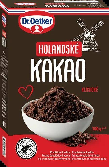 Infografika porovnania kakaových typov: prírodné vs holandské vs čierne kakao